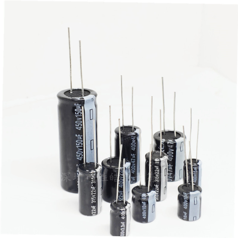 100V 160V 200V 250V 400V 450V Aluminum Electrolytic Capacitor 1 2.2 3.3 4.7 10 22 33 47 68 100 120 1
