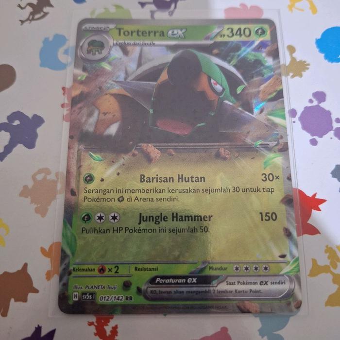Torterra Ex Rr - Sv5S - Pokemon Tcg Indonesia