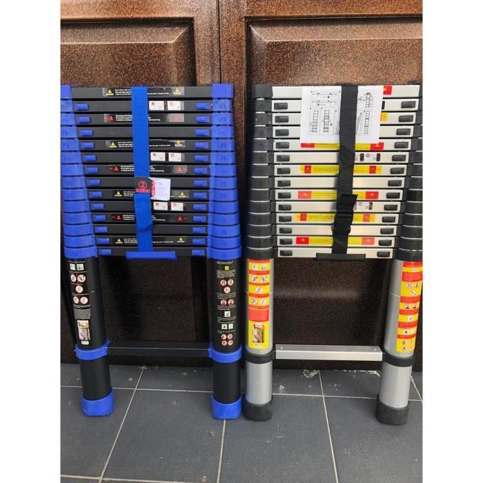 Tangga 4.4 m Lipat Alumunium / Telescopic Ladder 4,4 Meter Tangga Promo Premium