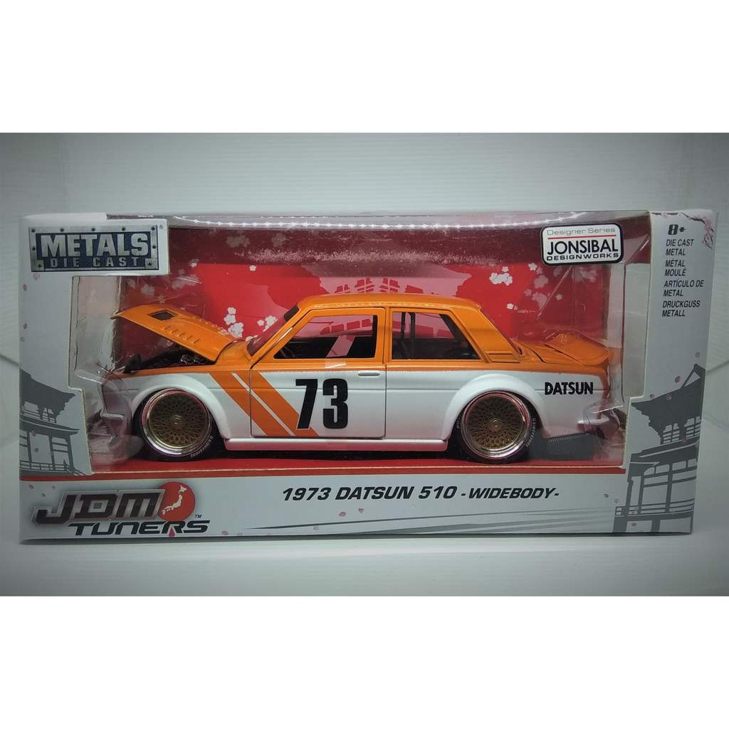 JDM TUNERS 1973 DATSUN 510 WIDE BODY SKALA 24 ORANGE