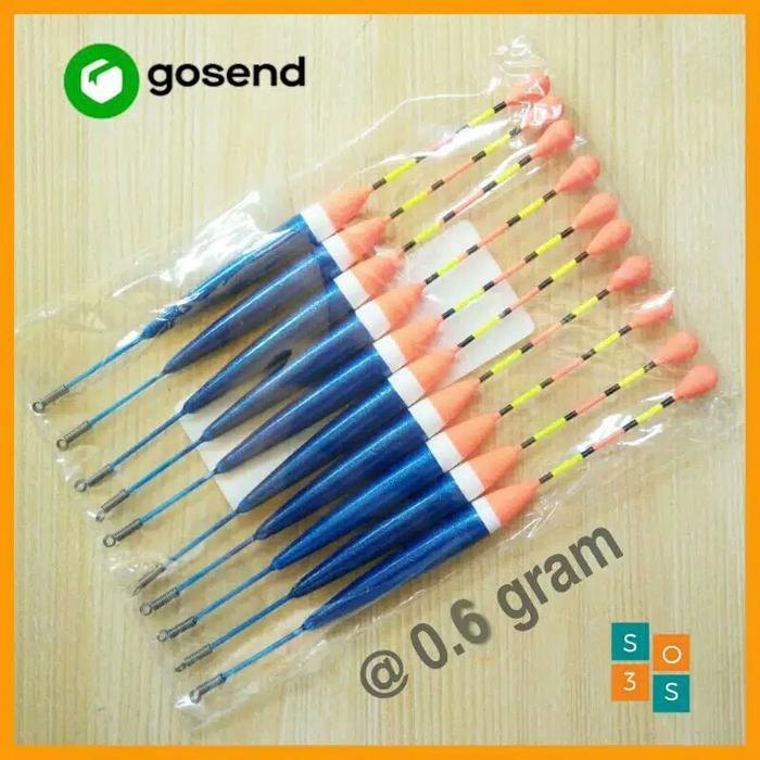 10 Pcs Pelampung Pancing Anti Badai Import Berkualitas