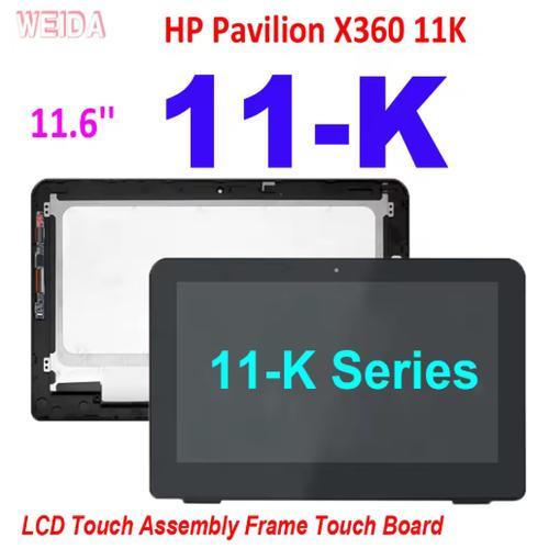 Casing Laptop 11.6'' For HP Pavilion X360 11K 11-K Series LCD Display Touch Screen Digitizer Assembl