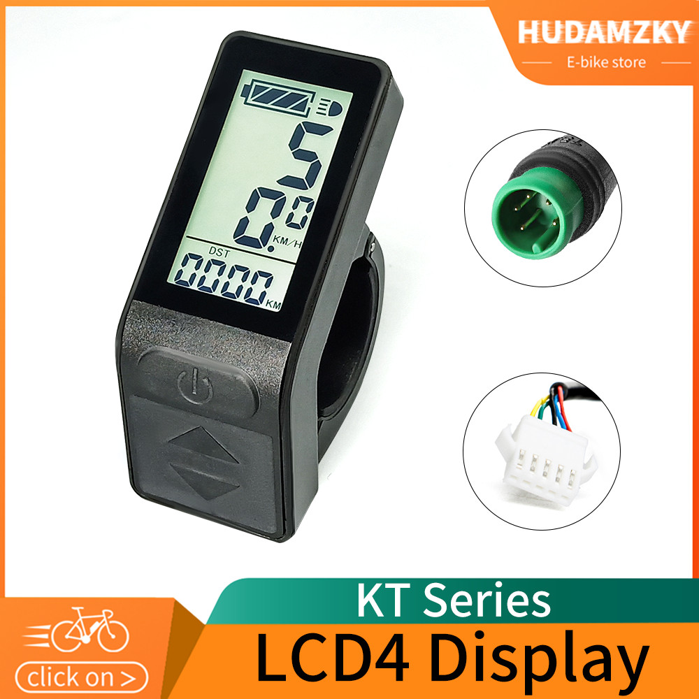 Ebike Display Kt Lcd4 Smart 24V 36V 48V Ebike Lcd Led Sm/Waterproof Plug Display For Electric