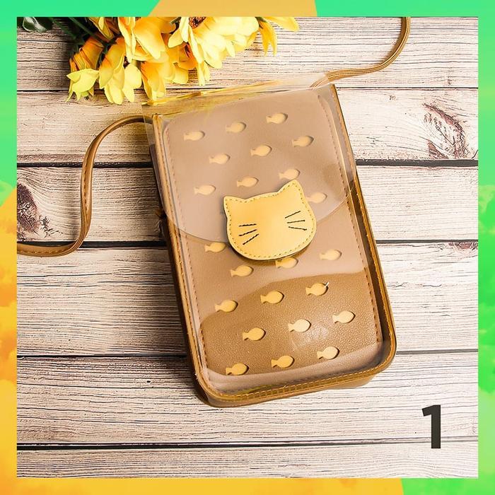 Tas Dompet Set Cat Color / Tas Slempang Cat With Wallet / Tas Import