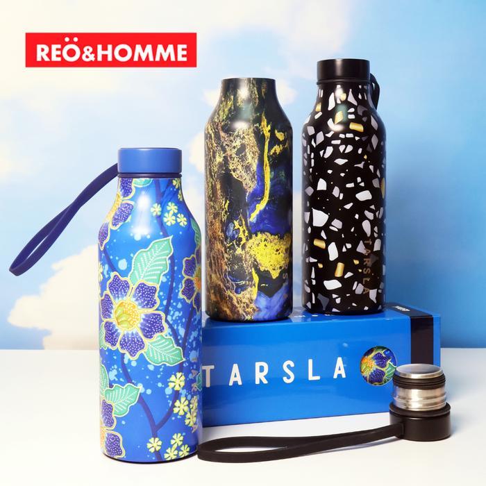 Reo&Homme Tumbler Stainless Vacuum Flask Thermos dengan Strap Silikon