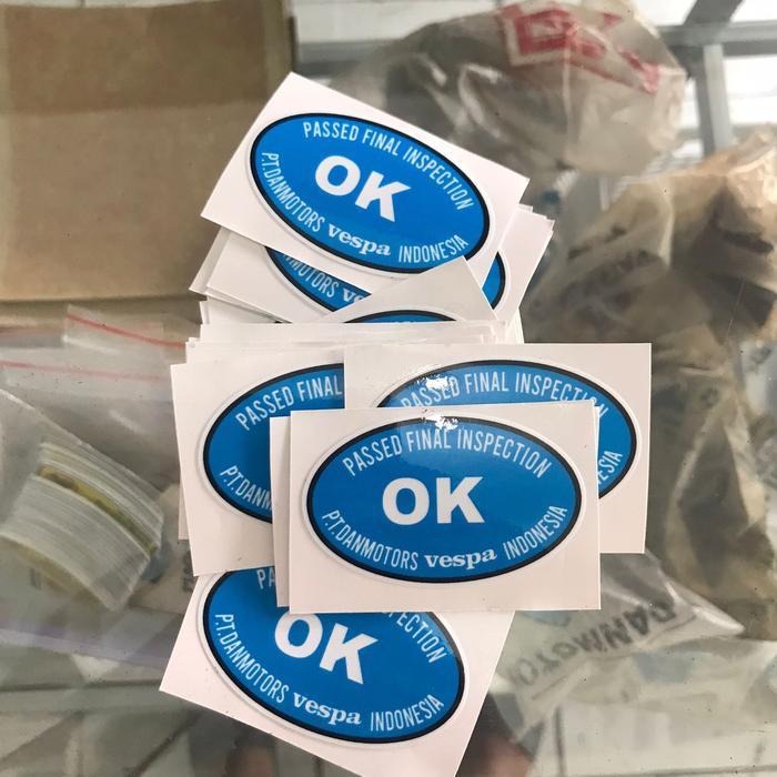 Stiker OK vespa