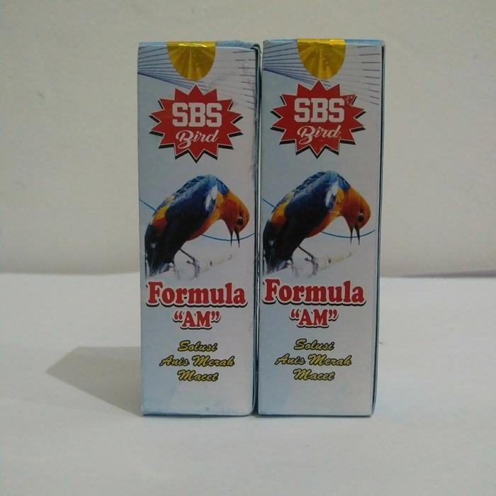 SBS FORMULA AM Vitamin untuk burung anis merah macet bunyi ngeplong