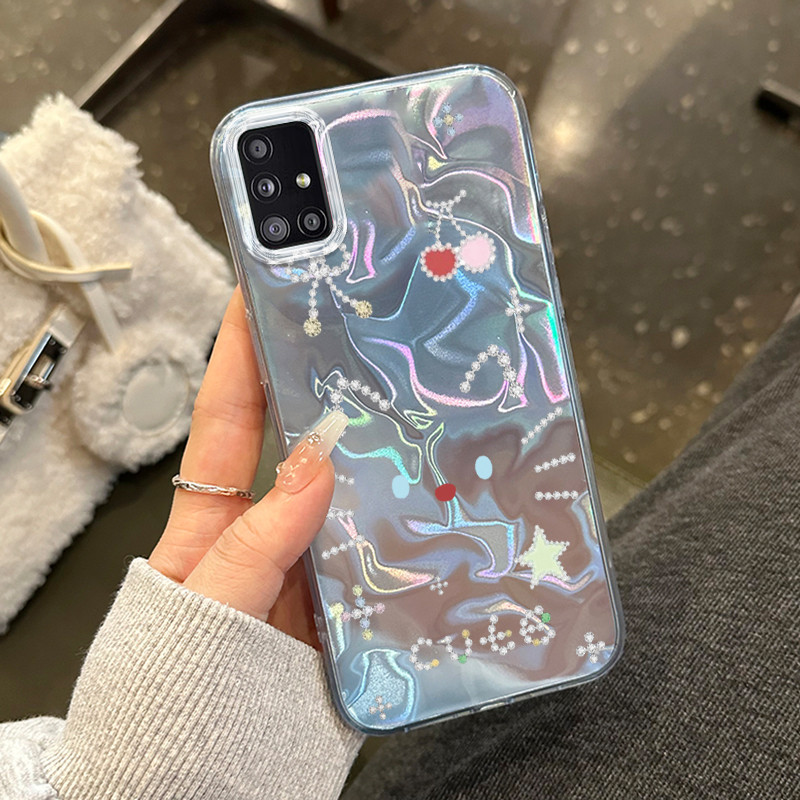 Casing Hp Samsung Galaxy A51 M40s Case Casing HP Softcase ponsel silikon tahan jatuh transparan riak