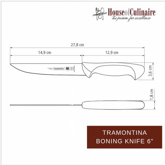 rrqb- Tramontina Pisau Boning Knife 6" Premium Pisau Tulang 6"