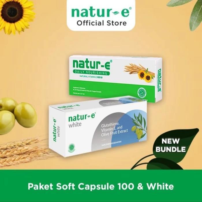 ish8- Bundle Natur-E White Dan Natur-E Ijo Untuk Mencerahkan Kulit Dan Perawatan Kulit