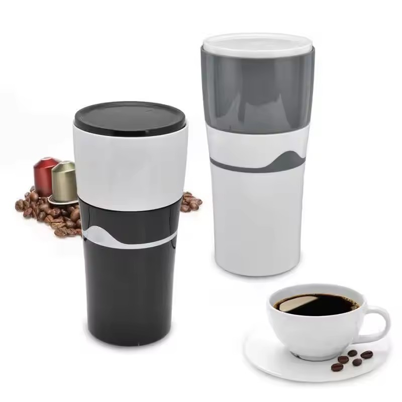 450Ml Portable Drip Coffee Maker Travelling Drip Coffee Machine For K Cup Capsules Portable Coffee