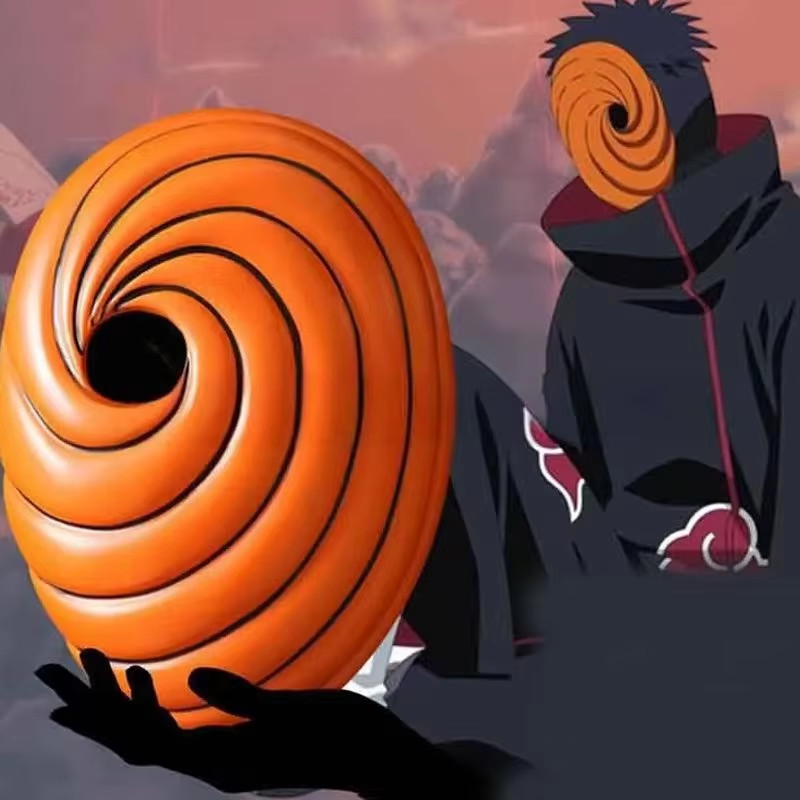Anime Naruto Uchiha Akatsuki Madara Uchiha Masquerade Cosplay Full Face Party Mask Props Gift