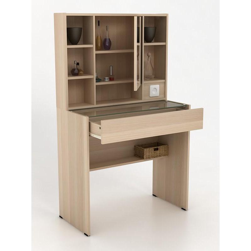 Meja Kaca Rias Dressing Table Colokan Lampu Nimalis Mg Bandung