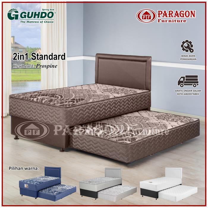 Spring Bed 2In1 Standard 180X200 & 120X178 Cm Hb Spine - Full Set