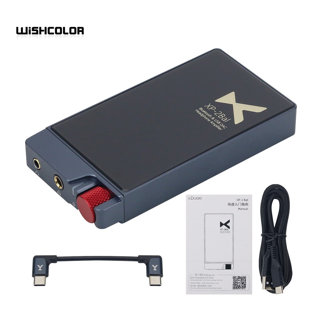 XDUOO XP-2Bal USB Bluetooth5.0 Balanced Headphone Amplifier Portable Decoder 4.4 Balanced Output Sup