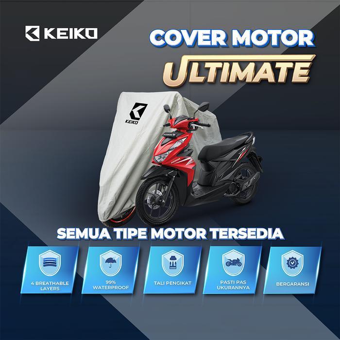 New Sarung Cover 4 Layer Lapis Selimut Penutup Mantel Tutup Motor Waterproof Beat Astrea Freego