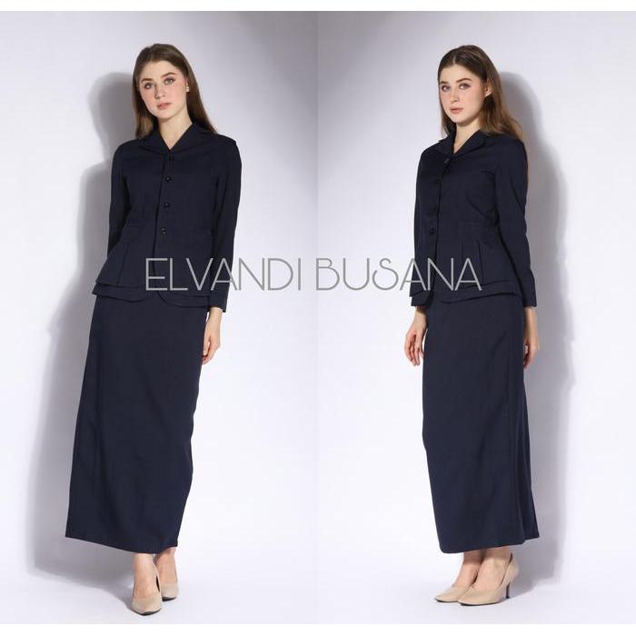 Setelan jas wanita / Seragam kerja blazer wanita / Seragam guru / Setelan baju guru wanita - 7015