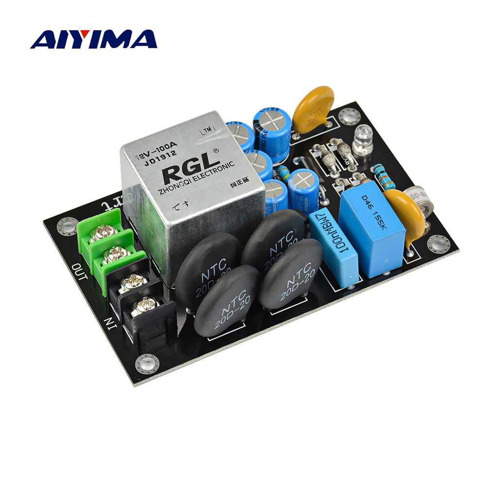 Aiyima 2000W Power Supply Soft Starting Board High Power For 1969 Amplifier Speaker Diy 100A Relay