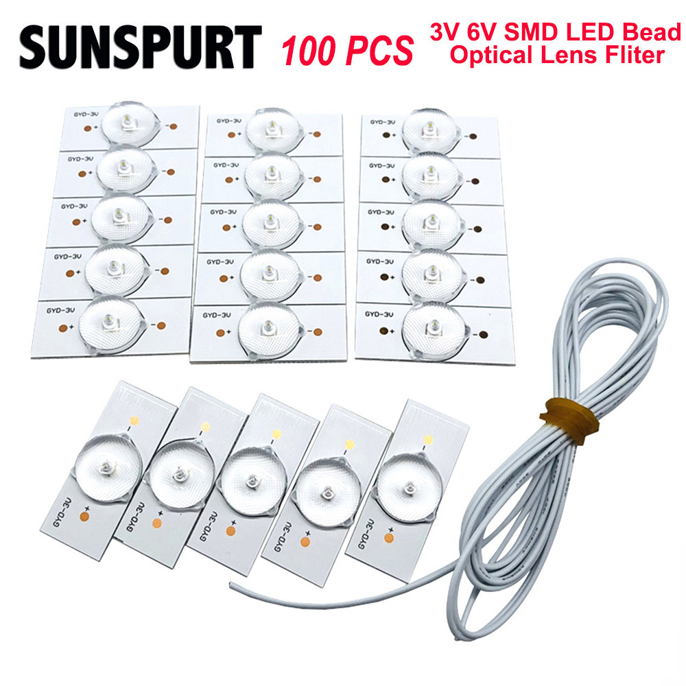 3V 6V Smd Lamp Beads Led Patch Suitable For Tv Replacement Led Backlight Strip Unrsal Lg Tcl Bbk