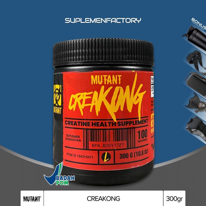 veri- Mutant Creakong 300Gr Creatine Mutant Tanpa Rasa