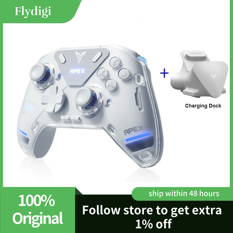 Flydigi Apex 4 Original Wireless Gamepad Gaming Controller Elite Force Feedback Trigger Support Pc