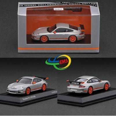 T64MMC-001-SL - Minichamps x Tarmac Works 1/64 Porsche 911 GT3 RS Silver