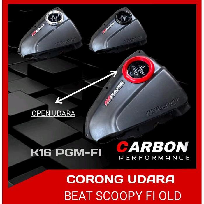 CORONG UDARA TUTUP FILTER BEAT FI OLD K16 CORONG DONAT / TUTUP FILTER SCOOPY FI OLD VARIASI BEAT FI