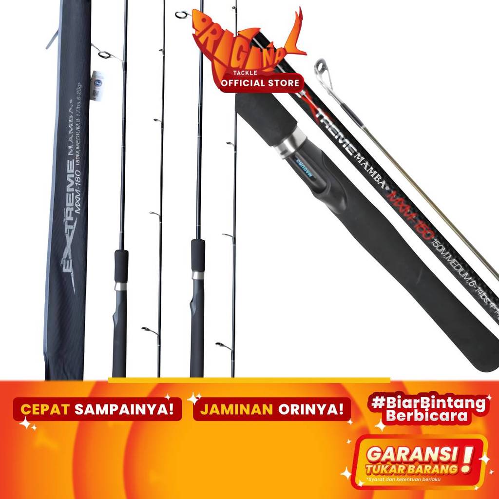 Joran Pancing Spinning Maguro Extreme Mamba Carbon 180cm 150cm 165cm 210cm