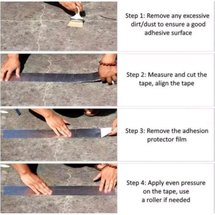 Tape Anti Bocor Lakban Foil Lem Butyl Perekat Isolasi Waterproof