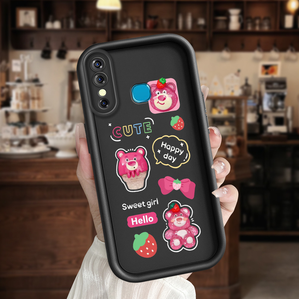 Casing Hp Untuk Infinix Hot 8 X650 X650C Case Kesing Protect Phone TY DLJ C8-2259 karakter Anime