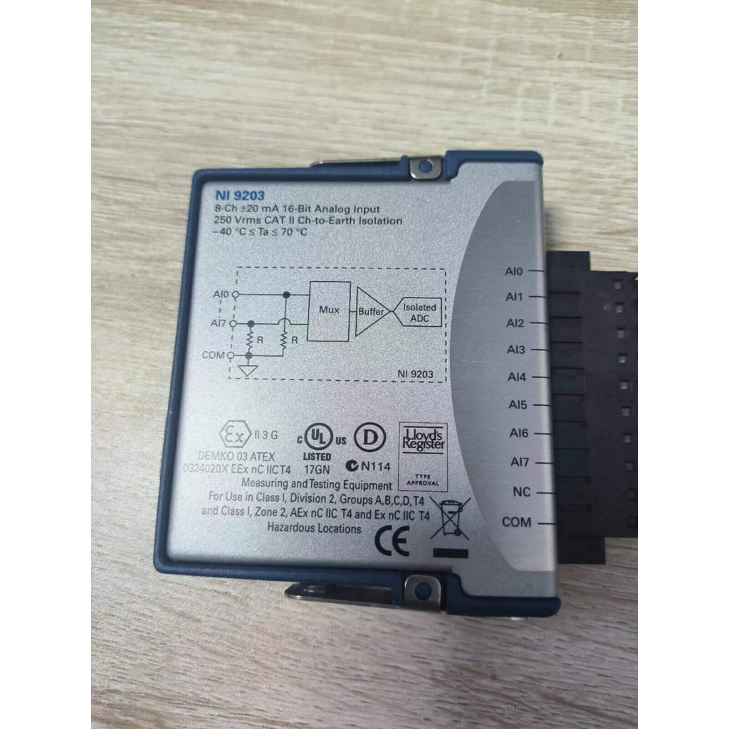 National Instruments NI 9203 cDAQ Analog Current Input Module NI-9203