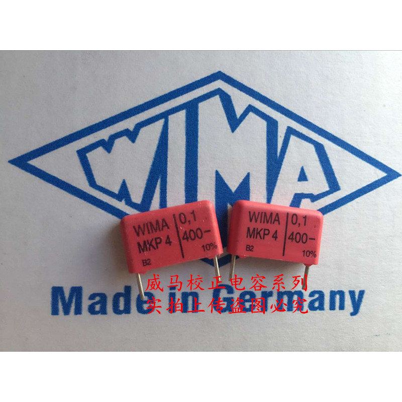 2020 Hot Sale 10Pcs/20Pcs German Capacitor Wima Mkp4 400V 0.1Uf 400V 104 100N P: 15Mm Audio
