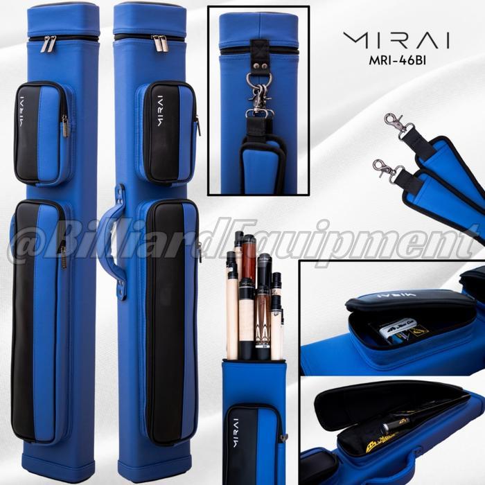 Mirai 4X6 - Blue Tas Billiard Cue Case Billiard