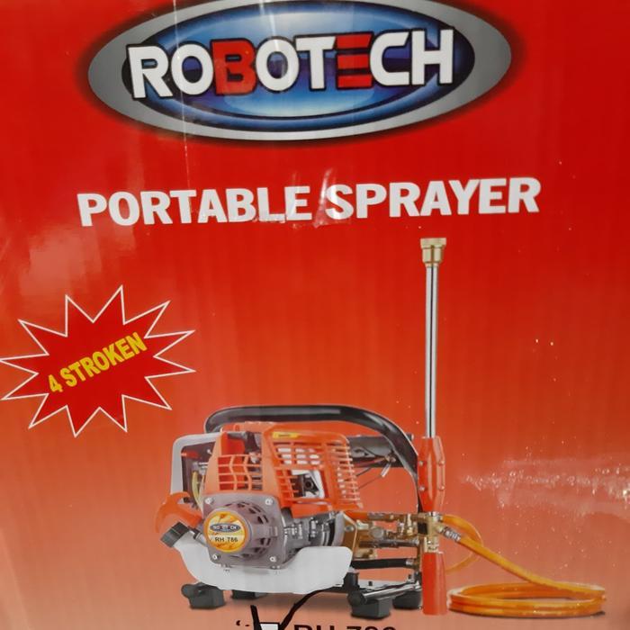 Mesin Steam/Portable Power Sprayer 4Tak Merk Robotech