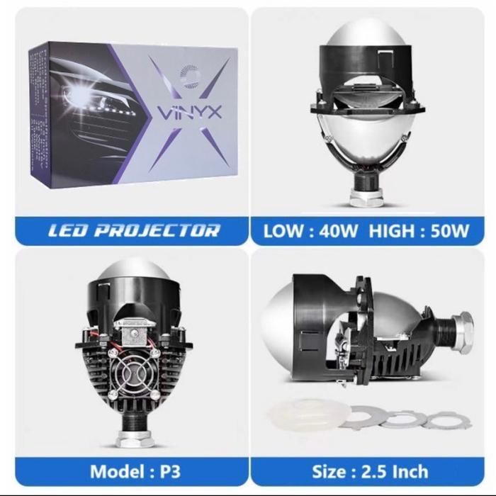 Biled Vinyx P3 50 Watt 2.5 Inch Flat Cutoff