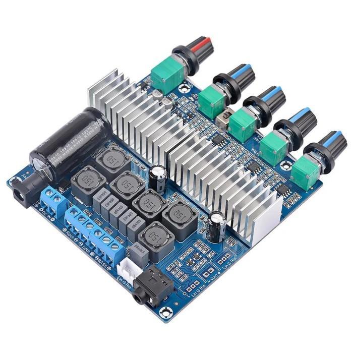 Import Aiyima Tpa3116 Subwoofer Amplifier Board Tpa3116D2 2.1 Power Audio Amplifier 50Wx2+100W Bass