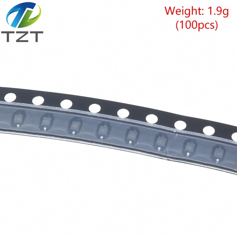 100pcs SMD diode 0805 SOD-123 1N5819 1N4007 1N4148 SOD123 SOD-323 1206 1N4148WS 1N5819WS B5819WS SOD