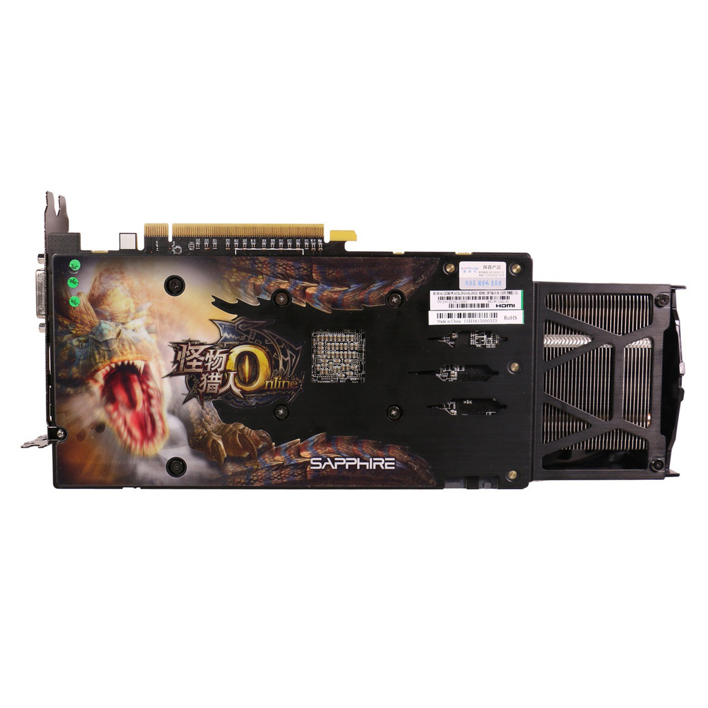 Used SAPPHIRE Graphics Cards Radeon R9 380 4G 6000MHz OL 256Bit GDDR5 Video Card R9 300 4GB 4G Displ