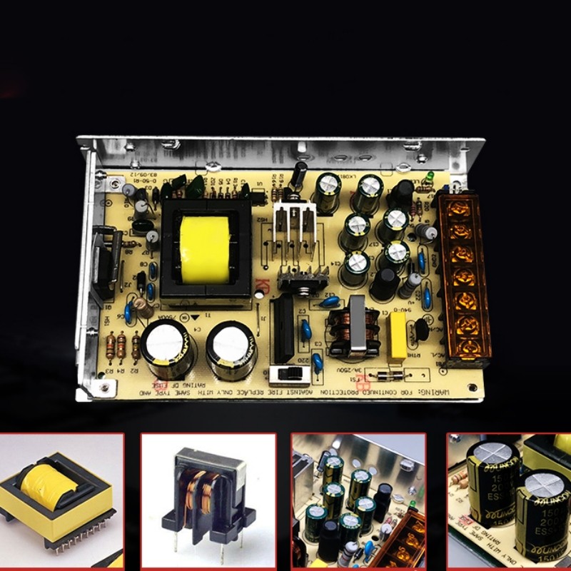 60W Dual Output 5V 10V 12V 15V 24V Power Supply D-60A 60B D-60C +12V -12V +15V -15V +5v -5v +24v -24