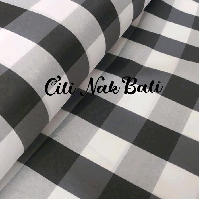 Kain Bali Catur Kotak Poleng