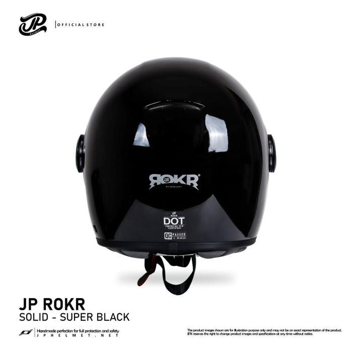 Helm Fullface Retro Jp - Rokr - Solid