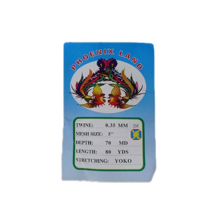 Jaring ikan 0.35 5 inchi 70md/80yds yoko pukat ikan