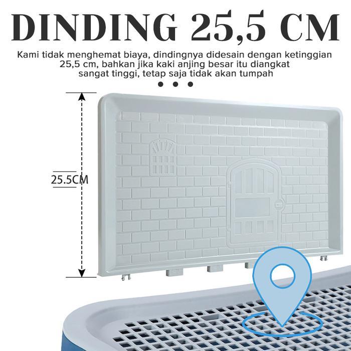 Toilet Anjing Pet Toilet Training Tempat Pipis Anjing Besar Dan Dinding