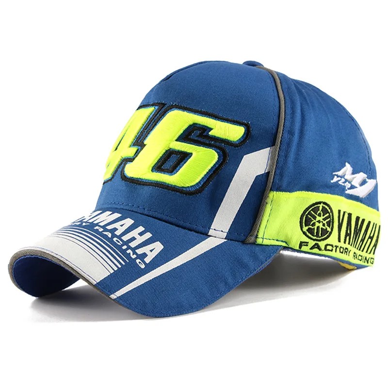 Yamaha Vr-46 Motorcycle Racing Hat Baseball Cap Summer Men Leisure Daily Training Sunscreen Sun Hat
