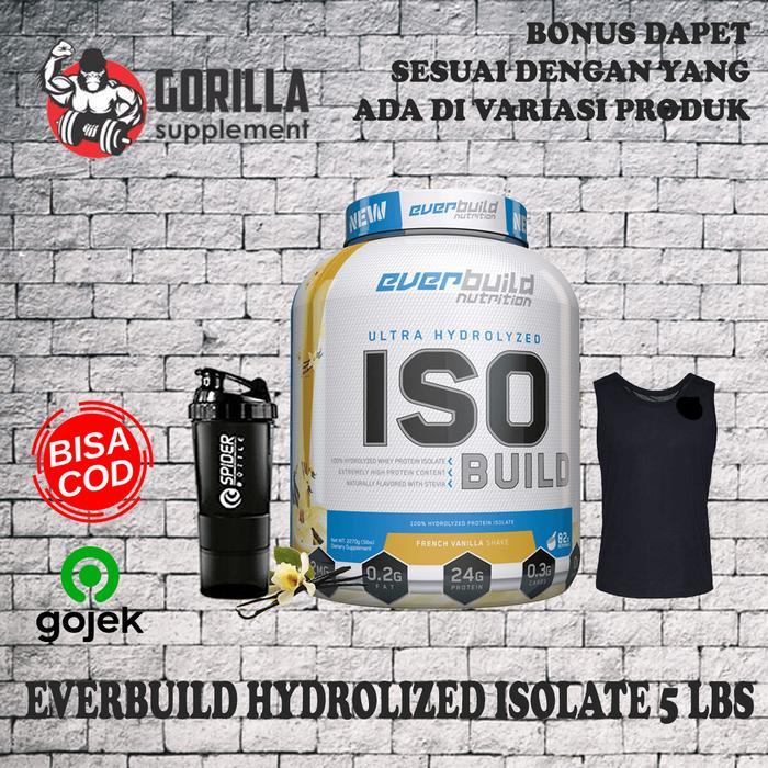 EVERBUILD Nutrion Iso Build 5Lbs Protein isolate HYDROLYZED Iso build