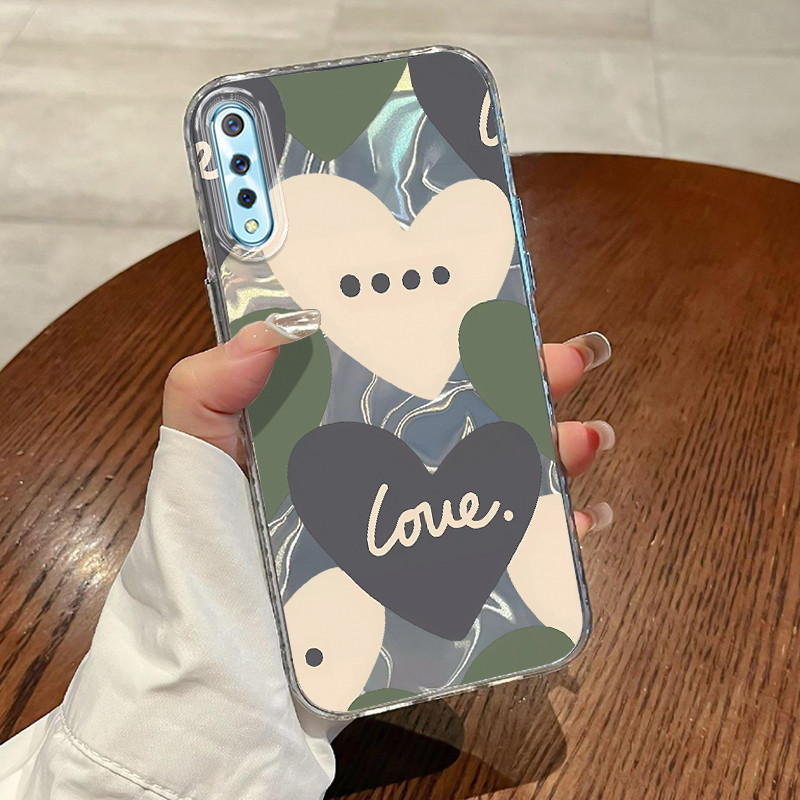 Casing Hp VIVO S1 VIVO S1 Pro Case Casing Pola Cinta sederhana HP Kasing Kasus ponsel transparan mew