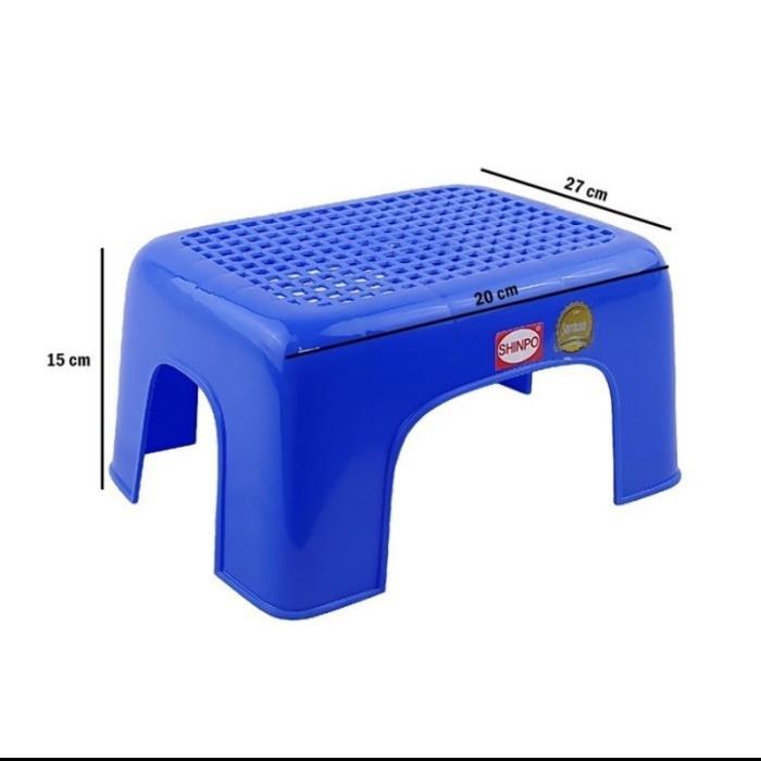 Bangku Kursi Pendek Jongkok Bangku Kursi Plastik Shinpo 168