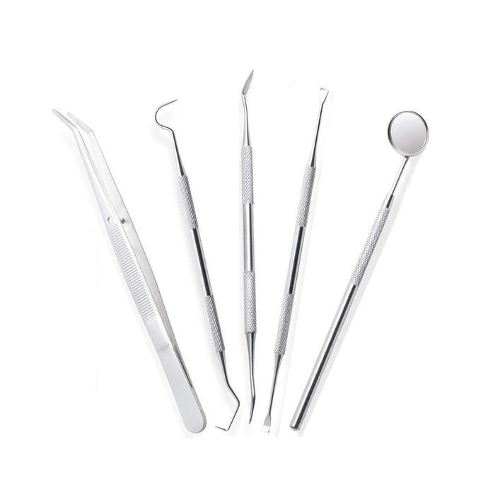 Simanubike - Pinset Gigi Sonde Spregel Stainless Steel Dental Kit