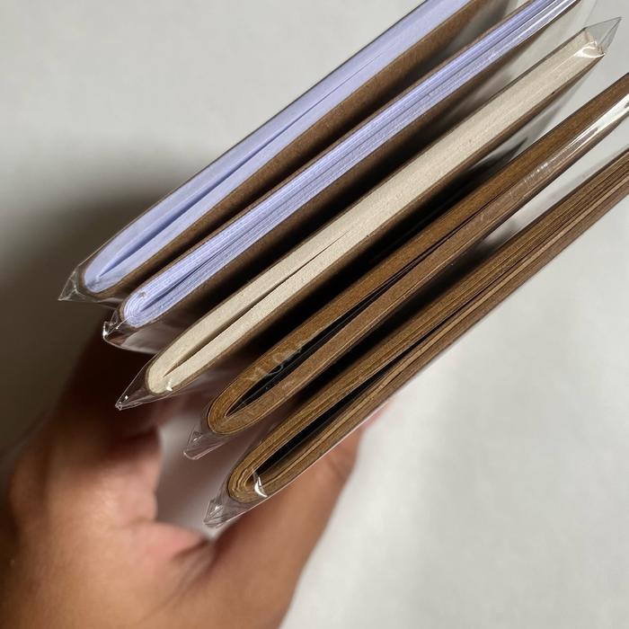 [Journify.id] Vintage Pocket Notes Mini Blank Notes Plain Notebook Buku Tulis Polos Catatan Vintage