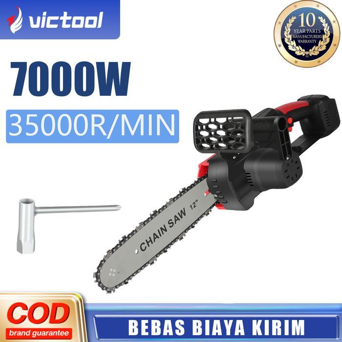 victool 7000w gergaji mesin gergaji mesin nirkabel 12 inci gergaji mesin lithium/gergaji mesin